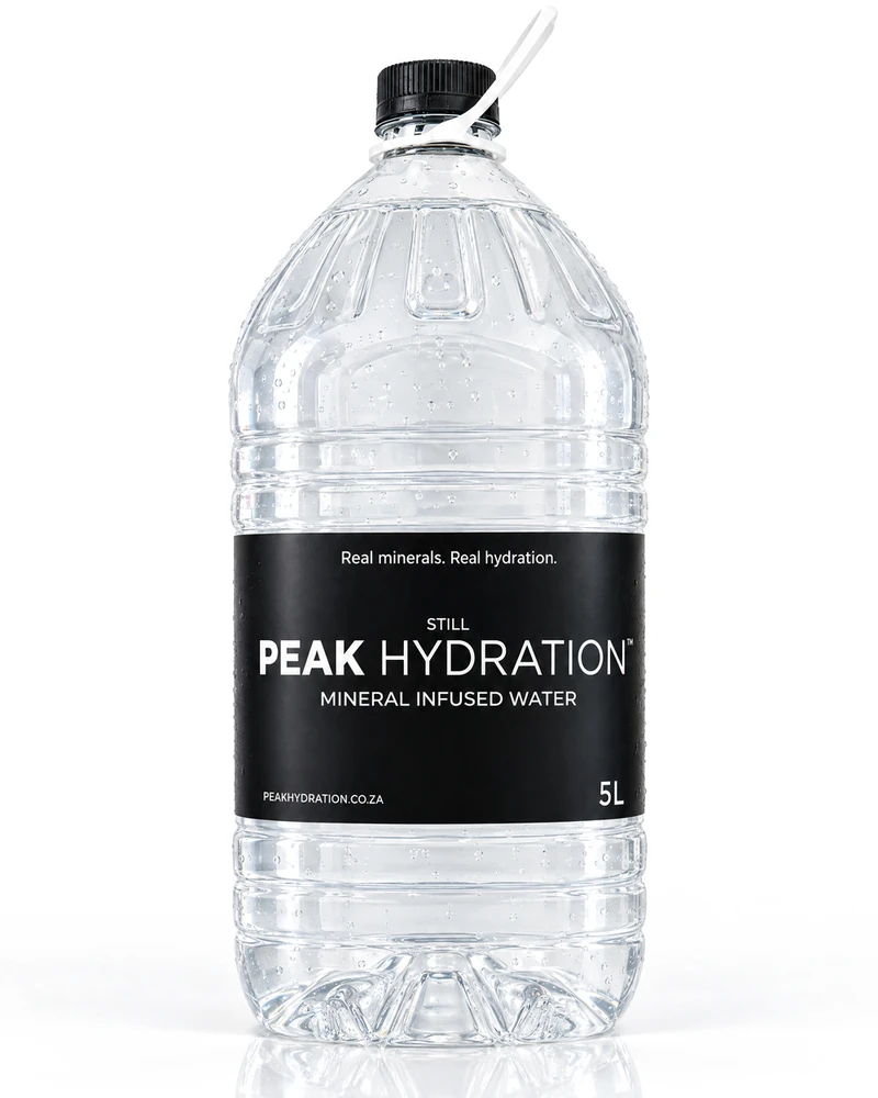 Peak Hydration mineral-infused still water, 5 litre bottle